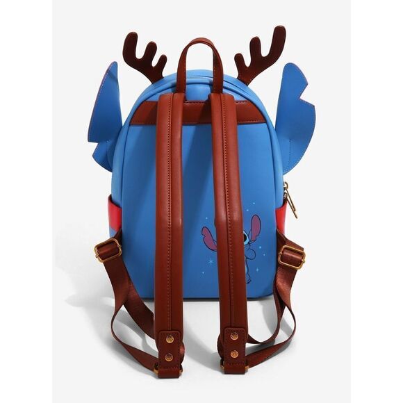 Loungefly Disney Lilo & Stitch Reindeer Stitch Mini Backpack main image 4